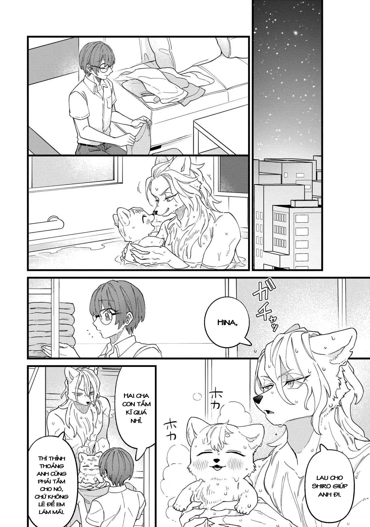 HentaiVN.net - Ảnh 9 - Trở thành gia đình với thú nhân [High Spec na Juujin ni Otosaremashita] - Chap 5