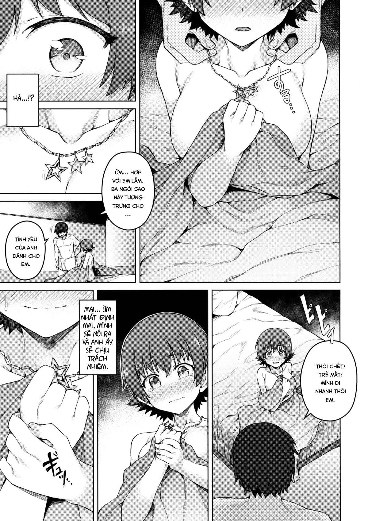 HentaiVN.net - Ảnh 27 - Yogosareta Mitsuboshi - Chap 1