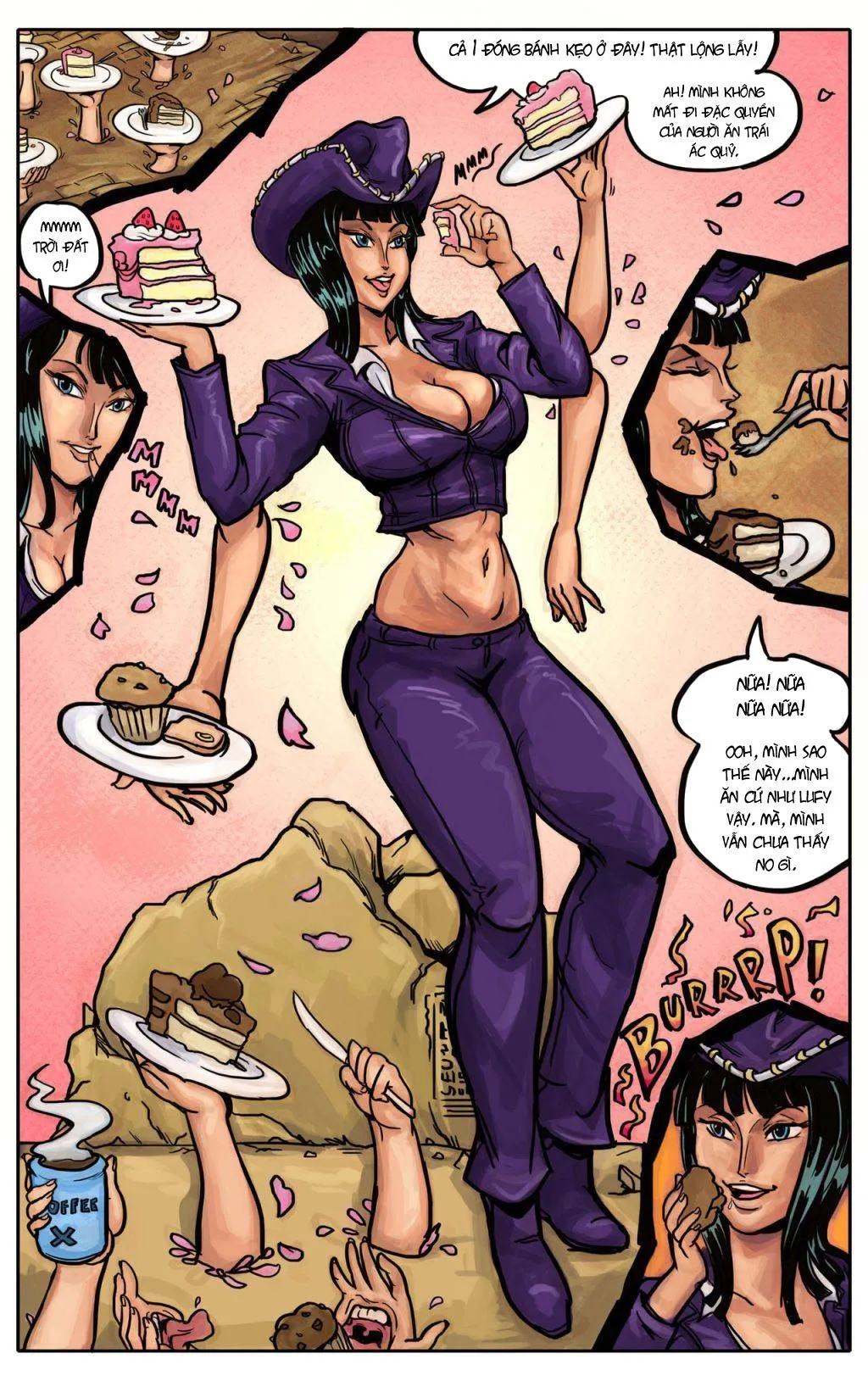HentaiVN.net - Ảnh 5 - Lời nguyền ăn mặn (One Piece) [Miss Eat All Sundaes] - Chap 1