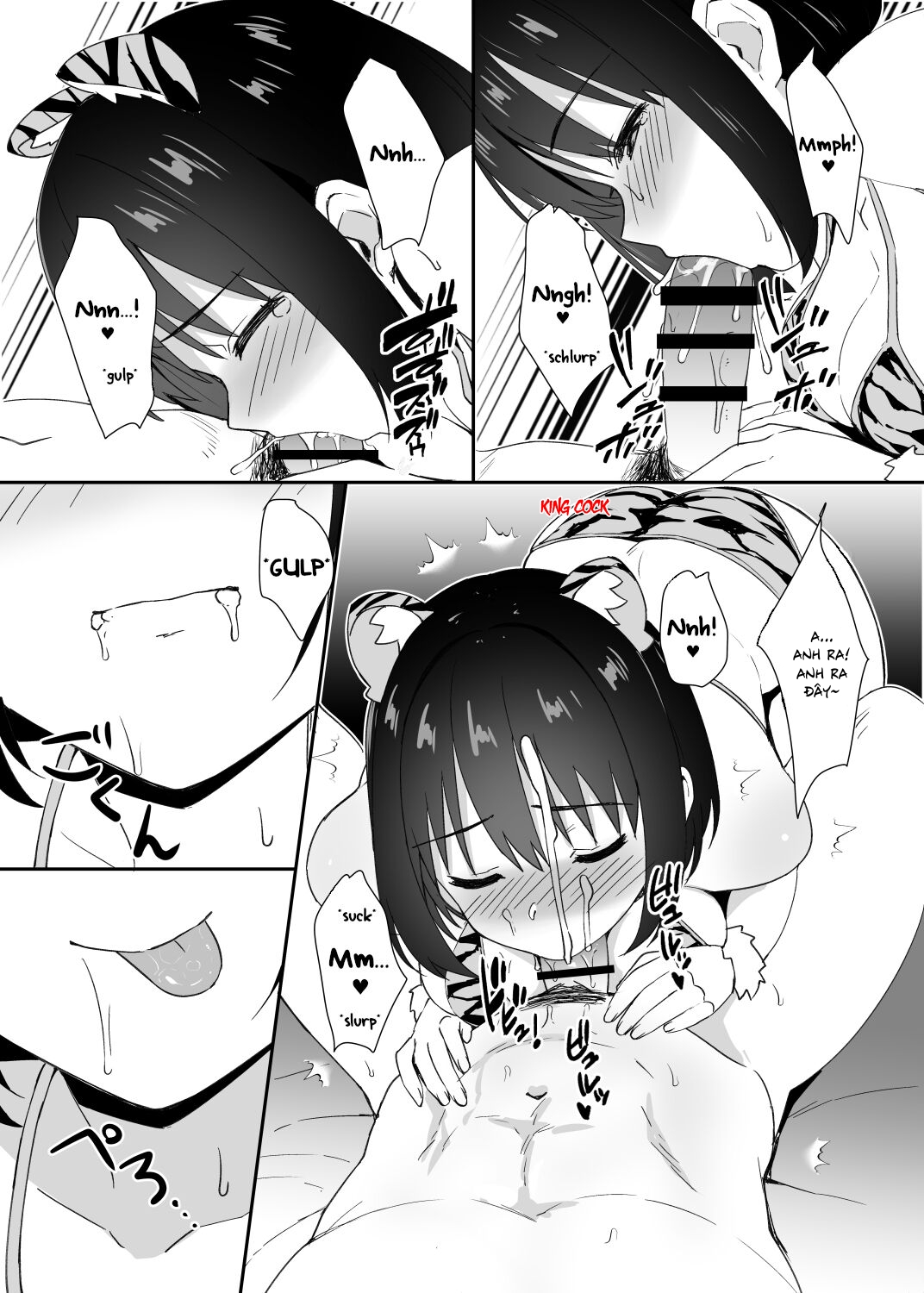 HentaiVN.net - Ảnh 8 - Dù muộn nhưng tôi vẫn để kako mặc bikini họa tiết hổ - Chap 1
