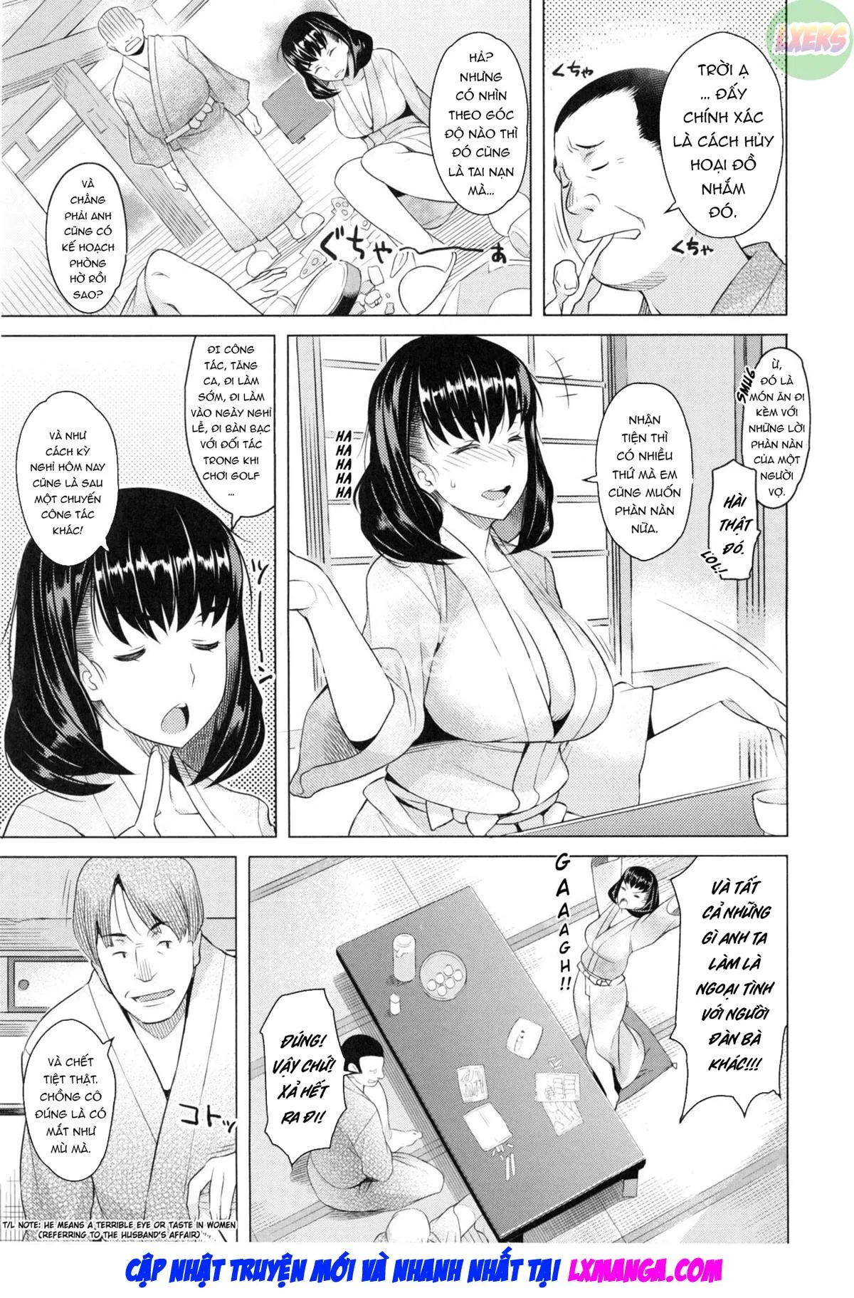 HentaiVN.net - Ảnh 4 - With a Wife [Tsumaduki] - Chap 1