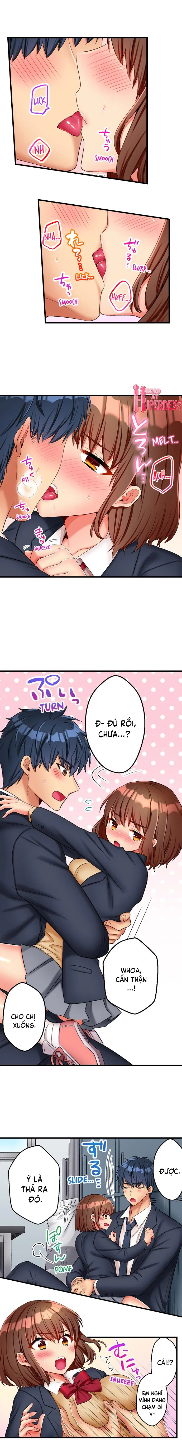 HentaiVN.net - Ảnh 6 - Những giây phút dâm đãng bên người bạn thuở nhỏ [Sexy times with my tiny childhood friend] - Chap 2