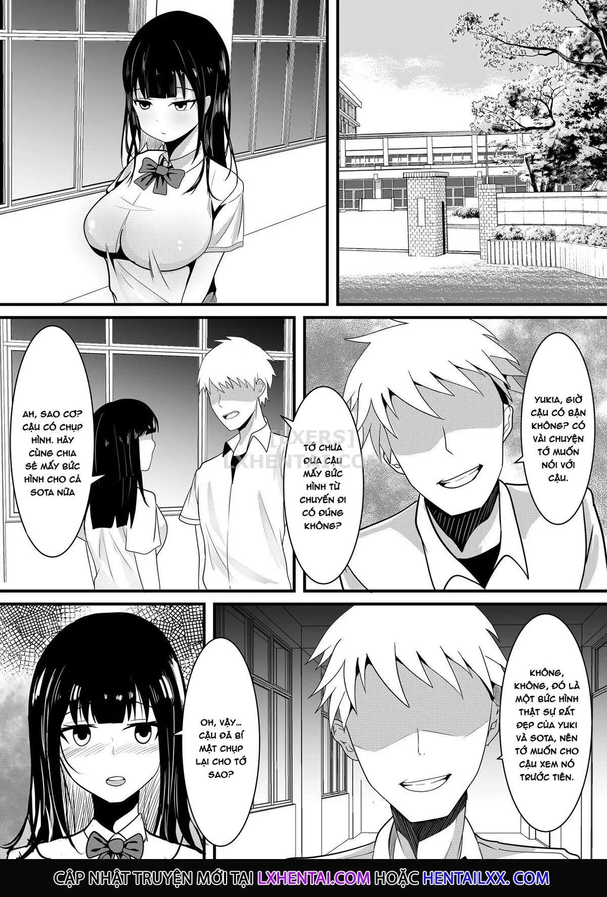HentaiVN.net - Ảnh 16 - Tousatsu Douga de Kyouhaku sarete Boku no Shinyuu ni Nando mo Okasareru Kanojo - Chap 1
