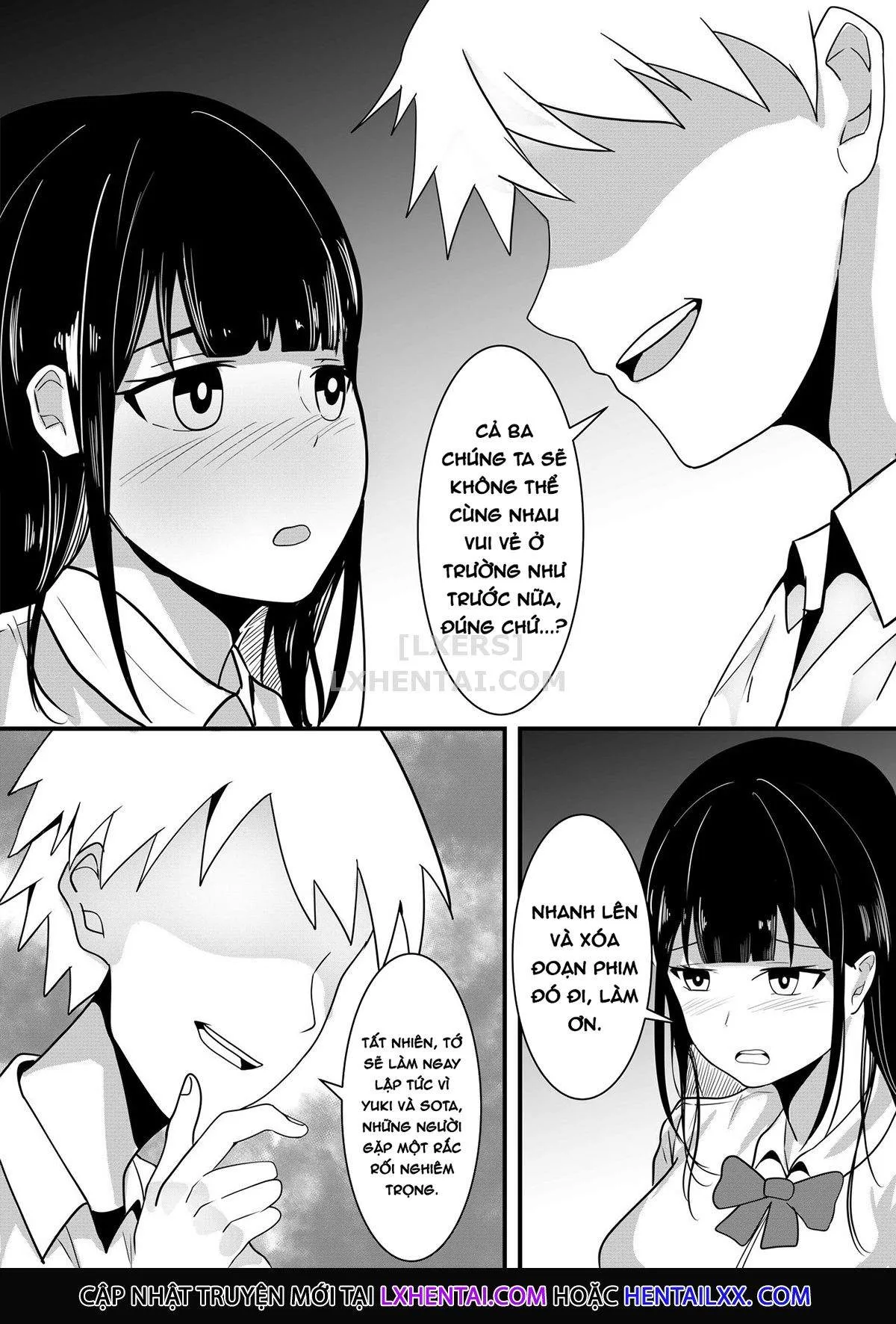 HentaiVN.net - Ảnh 19 - Tousatsu Douga de Kyouhaku sarete Boku no Shinyuu ni Nando mo Okasareru Kanojo - Chap 1