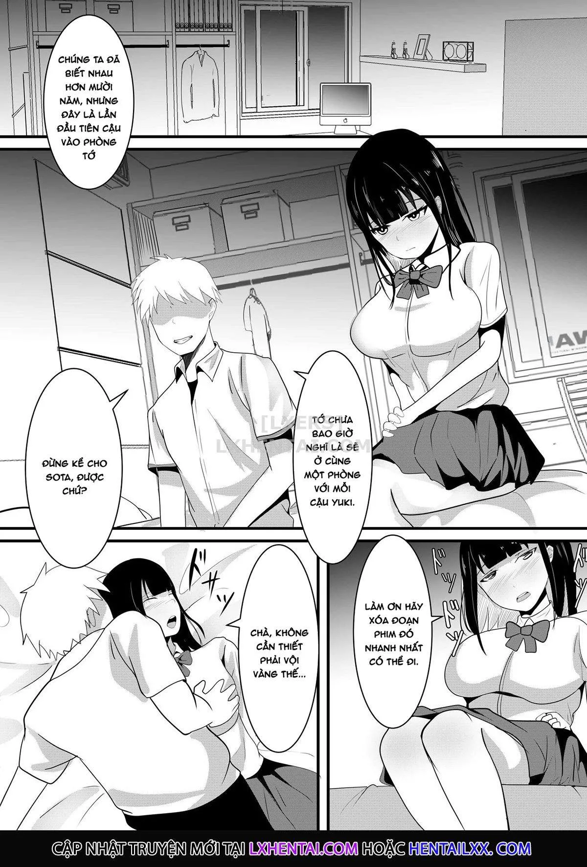 HentaiVN.net - Ảnh 21 - Tousatsu Douga de Kyouhaku sarete Boku no Shinyuu ni Nando mo Okasareru Kanojo - Chap 1