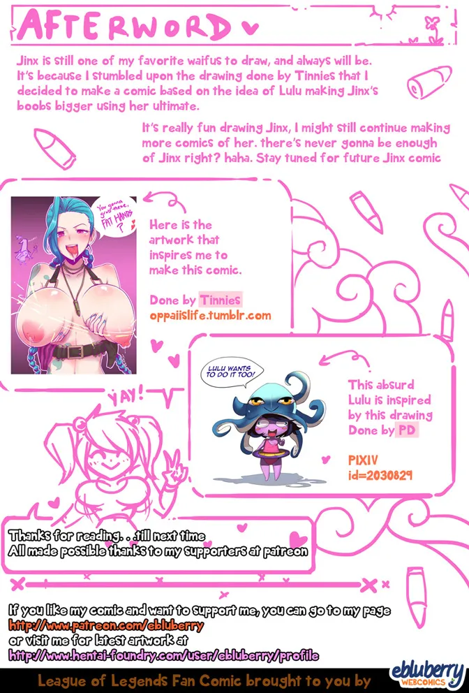 HentaiVN.net - Ảnh 19 - Jinx X Lulu (Liên Minh Huyền Thoại) - Chap 1