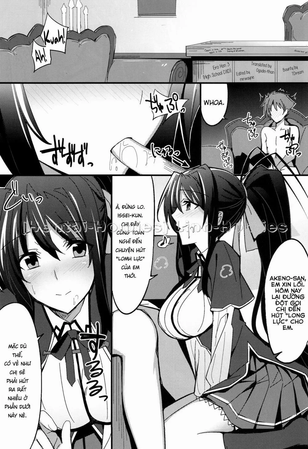 HentaiVN.net - Ảnh 4 - Ero Hon 3 (Highschool DxD) - Chap 1