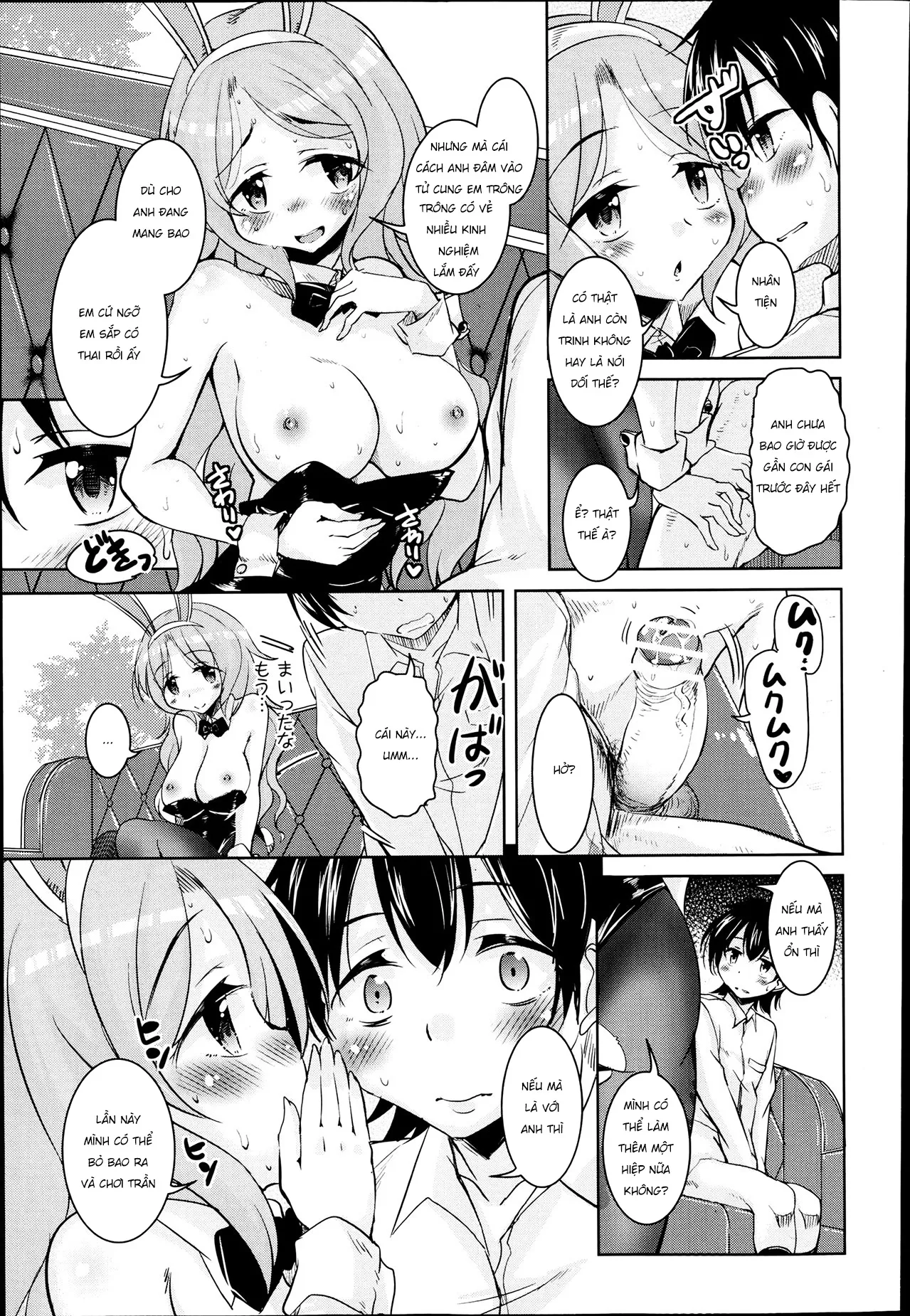 HentaiVN.net - Ảnh 15 - Câu lạc bộ thỏ ngọc dâm đãng [Houkago no Sangatsu Usagi-tachi] - Chap 1