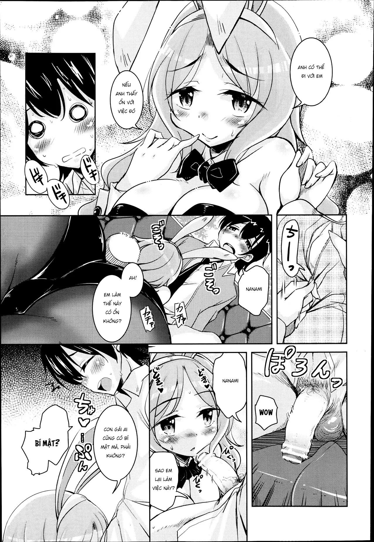 HentaiVN.net - Ảnh 7 - Câu lạc bộ thỏ ngọc dâm đãng [Houkago no Sangatsu Usagi-tachi] - Chap 1