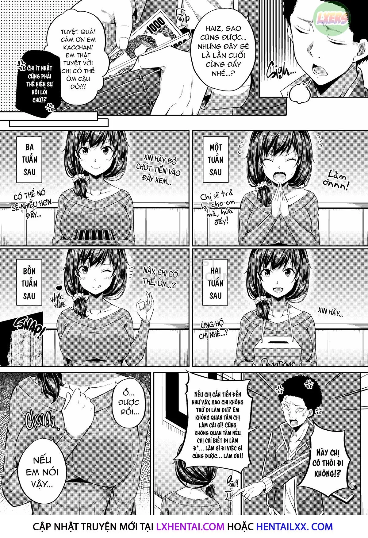 HentaiVN.net - Ảnh 10 - Làm gái bán hoa có được không ạ? (nguyên tác) [Would You Like a Compensated Dating Girl; Enkou Shijo wa Ikaga desu ka? (original)] - Chap 2
