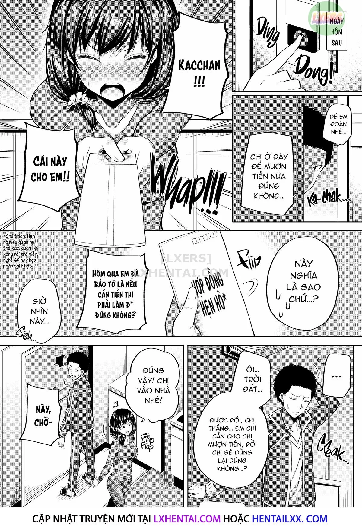 HentaiVN.net - Ảnh 11 - Làm gái bán hoa có được không ạ? (nguyên tác) [Would You Like a Compensated Dating Girl; Enkou Shijo wa Ikaga desu ka? (original)] - Chap 2