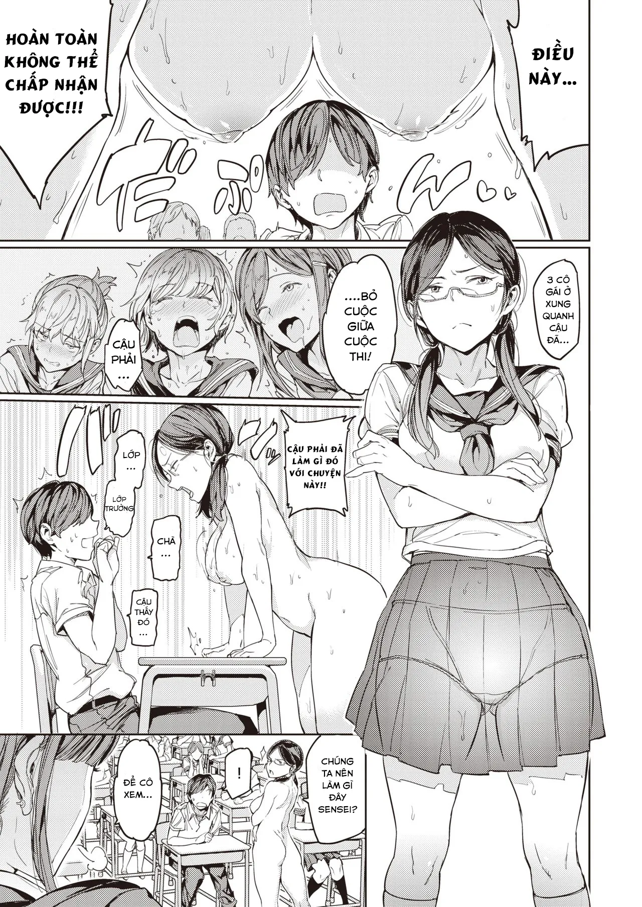 HentaiVN.net - Ảnh 26 - Hadaka no Gakkou - Cuộc sống khỏa thân hàng ngày của cô ấy. [Hadaka no Gakkou - Her daily naked life.] - Chap 1