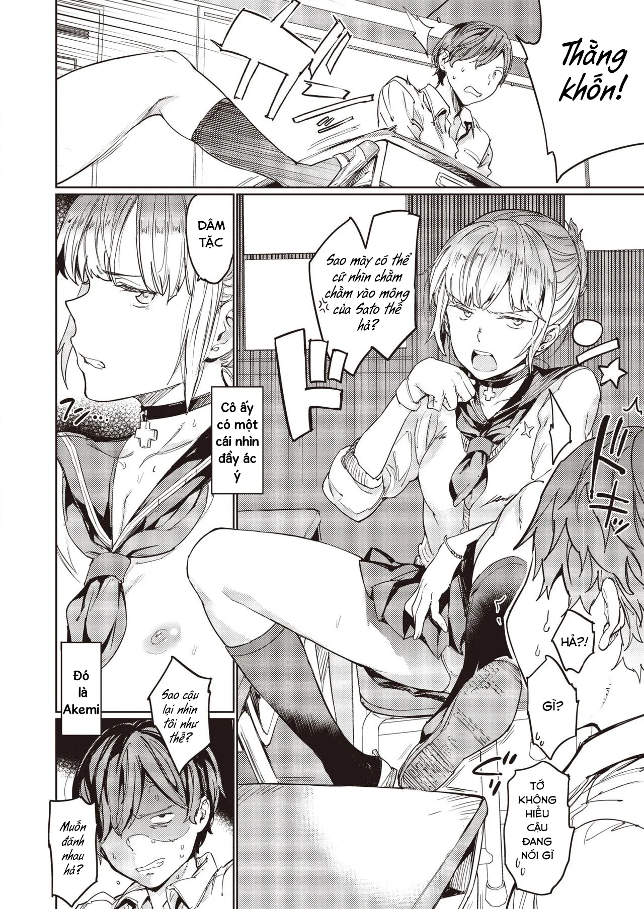 HentaiVN.net - Ảnh 8 - Hadaka no Gakkou - Cuộc sống khỏa thân hàng ngày của cô ấy. [Hadaka no Gakkou - Her daily naked life.] - Chap 1