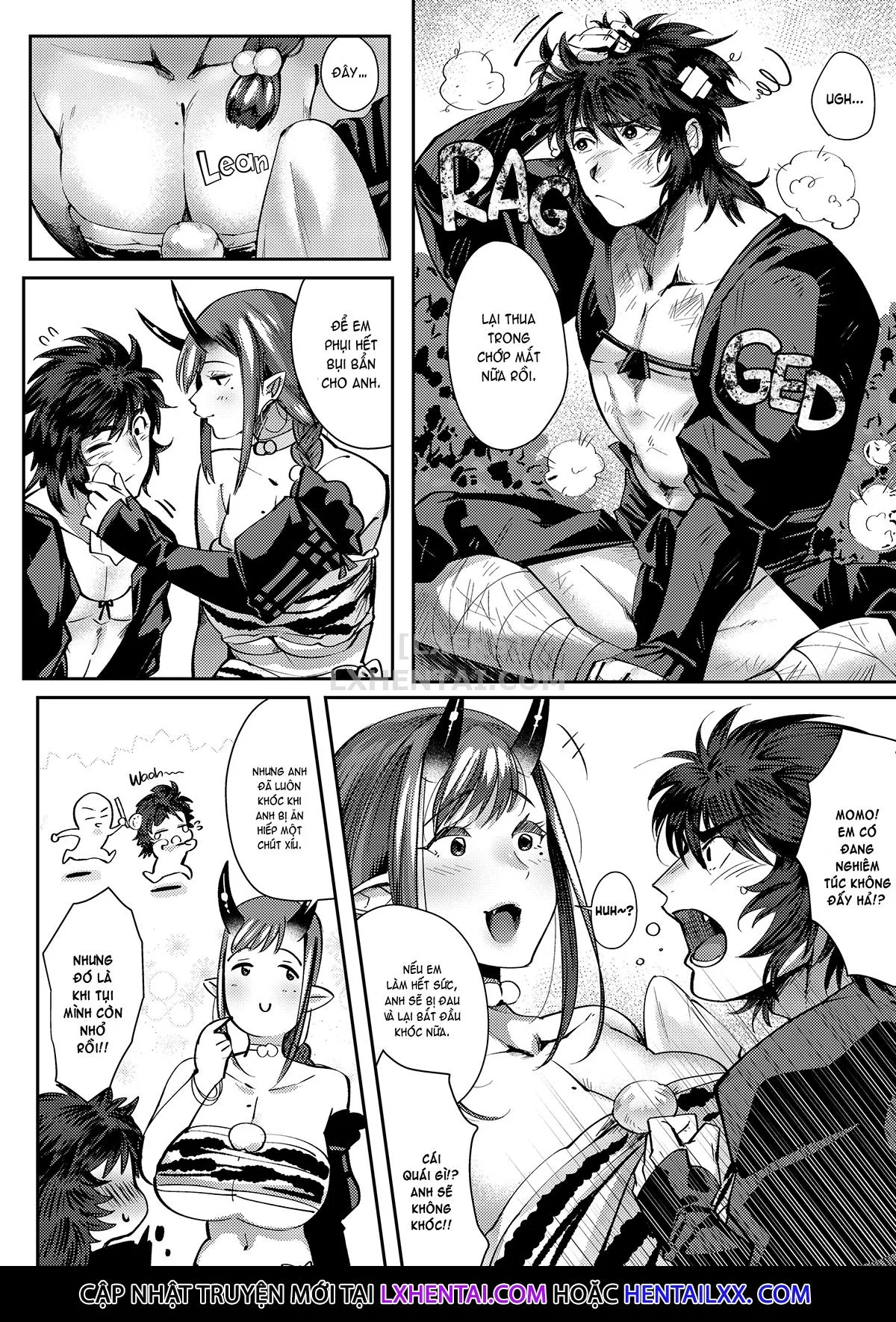 HentaiVN.net - Ảnh 6 - The Oni and the Fresh Peach - Chap 1