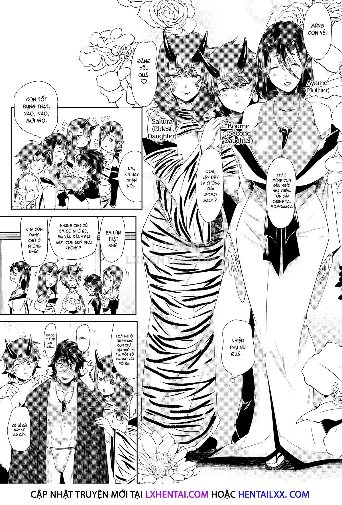 HentaiVN.net - Ảnh 9 - The Oni and the Fresh Peach - Chap 2