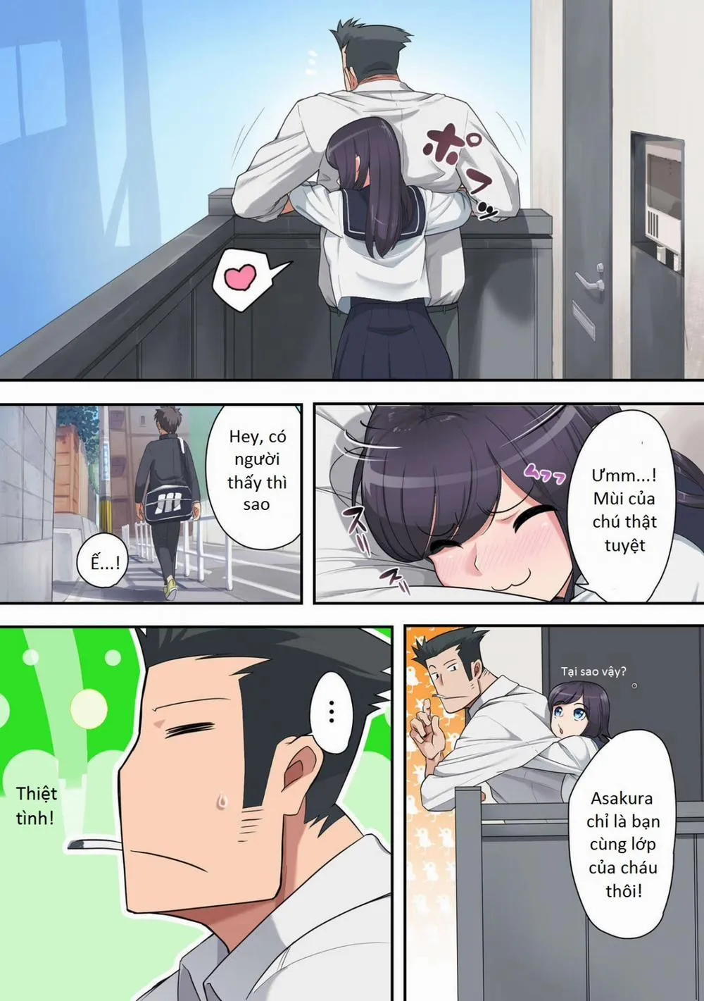 HentaiVN.net - Ảnh 3 - Konna Ossan no Aite nanka Shitenaide Seishun Shiro yo!!! [ Full màu ] - Chap 1