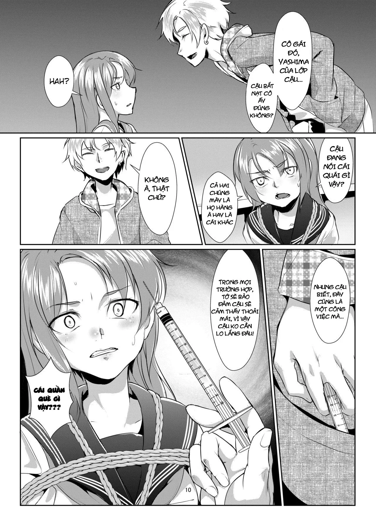 HentaiVN.net - Ảnh 10 - Rengesou Batsu [蓮華草 罰] - Chap 1