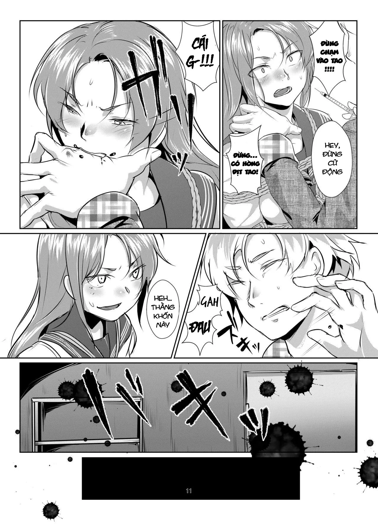 HentaiVN.net - Ảnh 11 - Rengesou Batsu [蓮華草 罰] - Chap 1