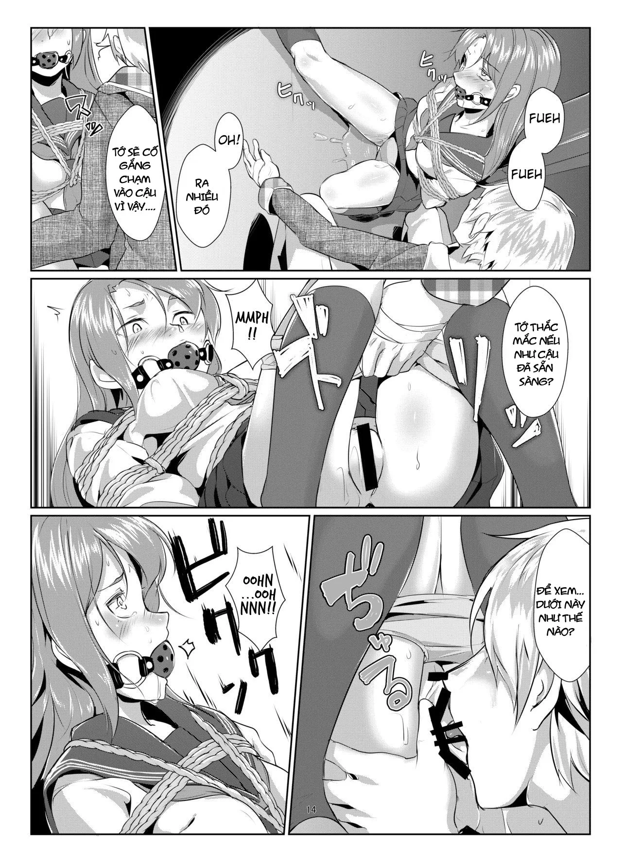 HentaiVN.net - Ảnh 14 - Rengesou Batsu [蓮華草 罰] - Chap 1