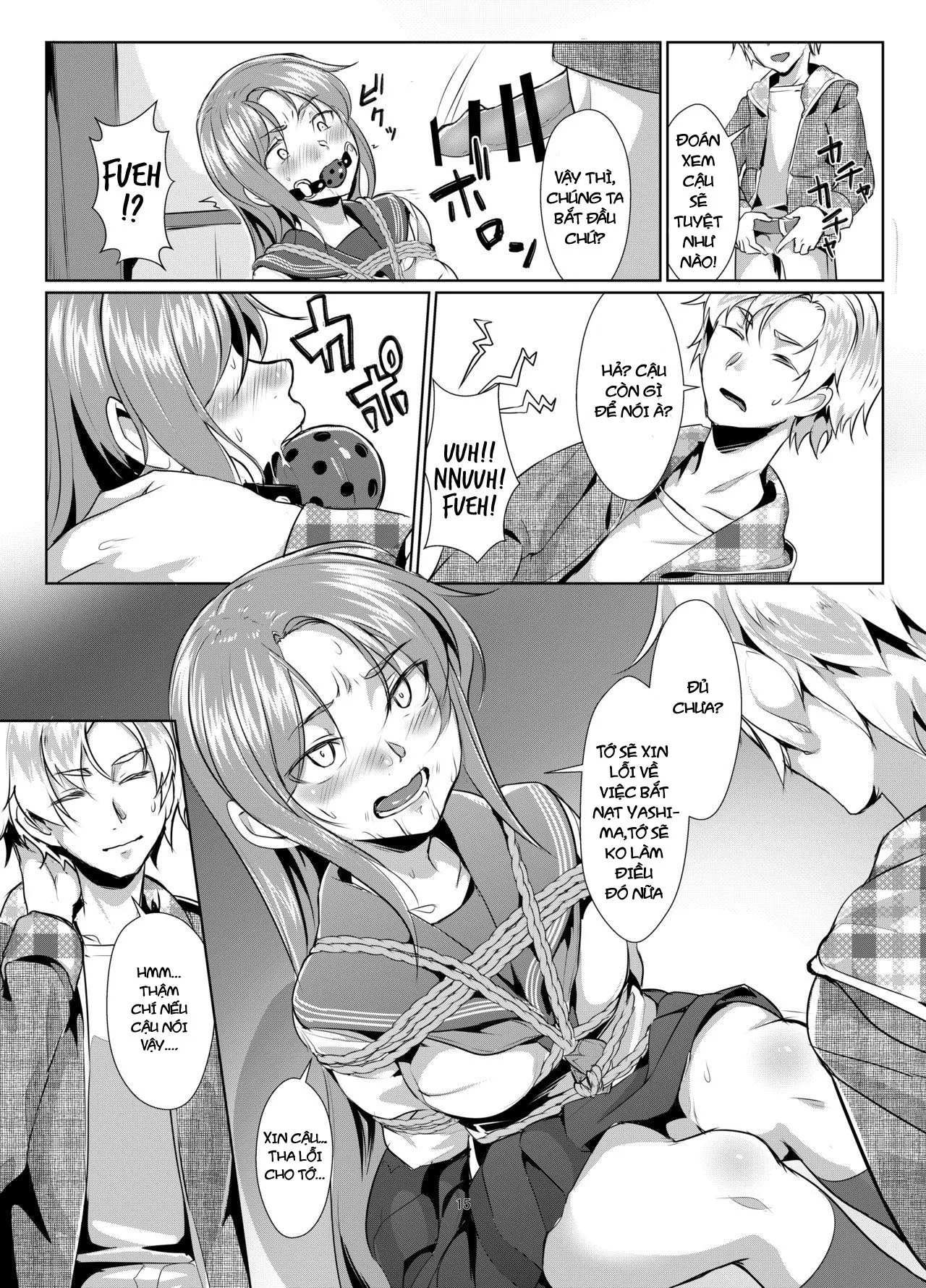 HentaiVN.net - Ảnh 15 - Rengesou Batsu [蓮華草 罰] - Chap 1