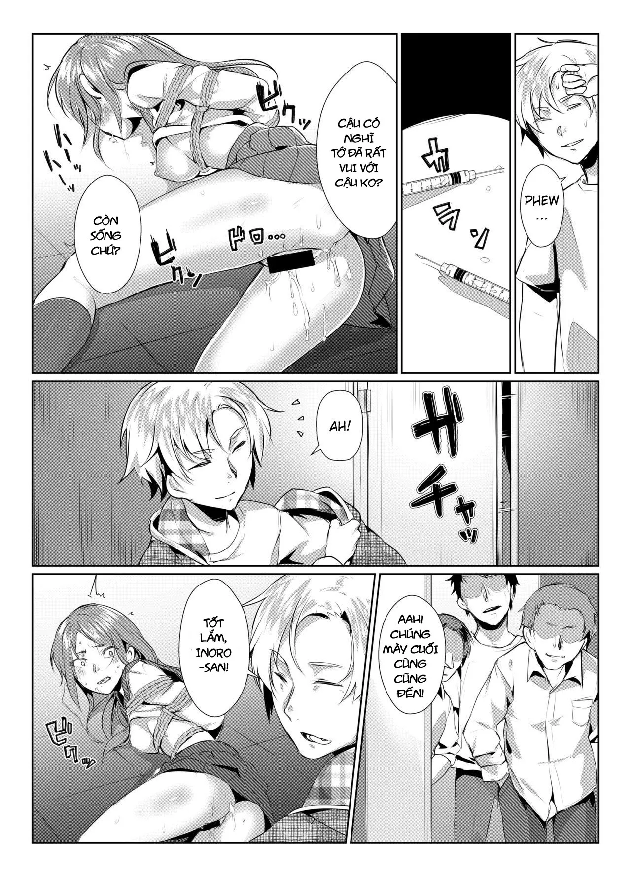 HentaiVN.net - Ảnh 21 - Rengesou Batsu [蓮華草 罰] - Chap 1