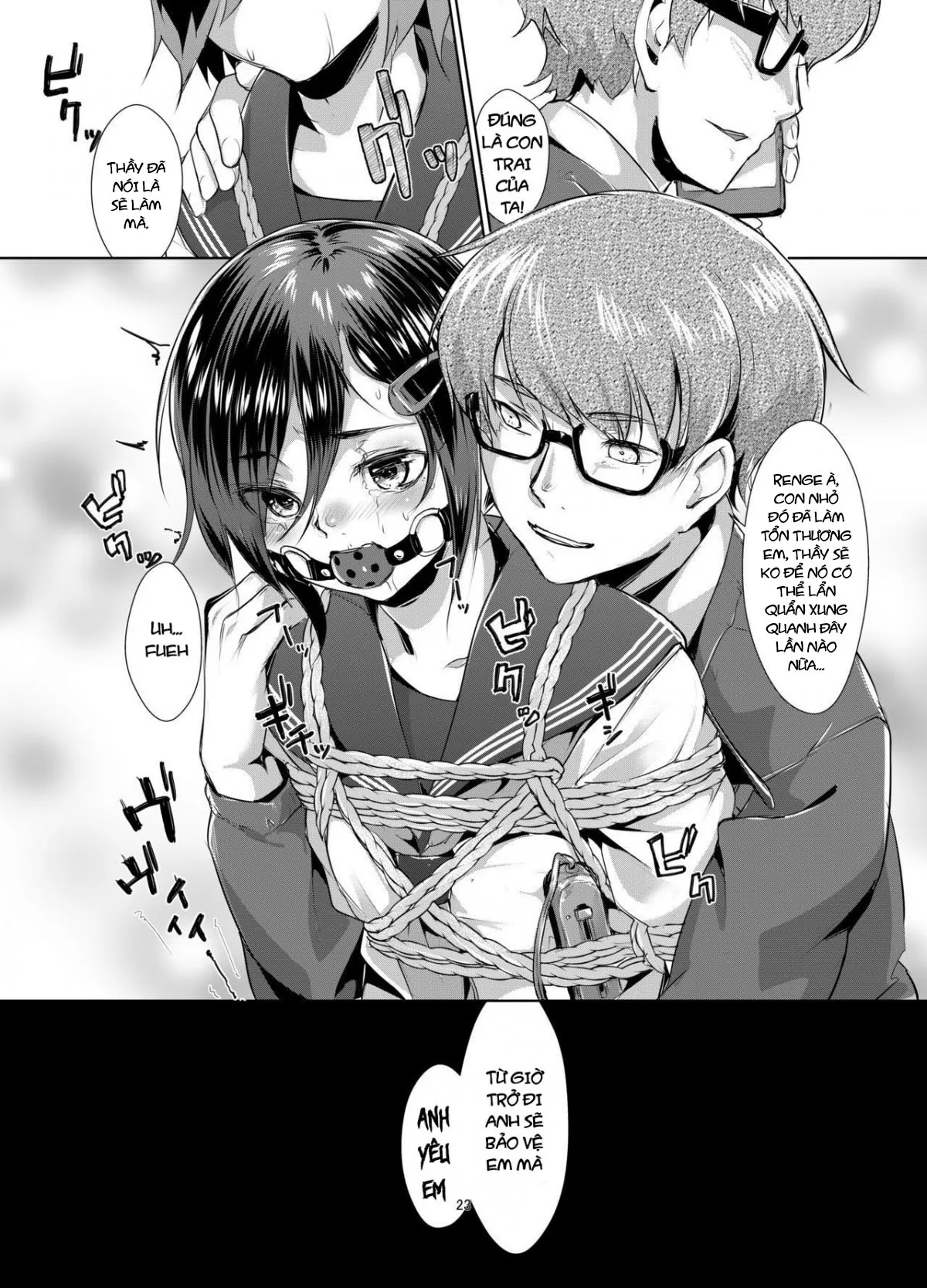 HentaiVN.net - Ảnh 23 - Rengesou Batsu [蓮華草 罰] - Chap 1