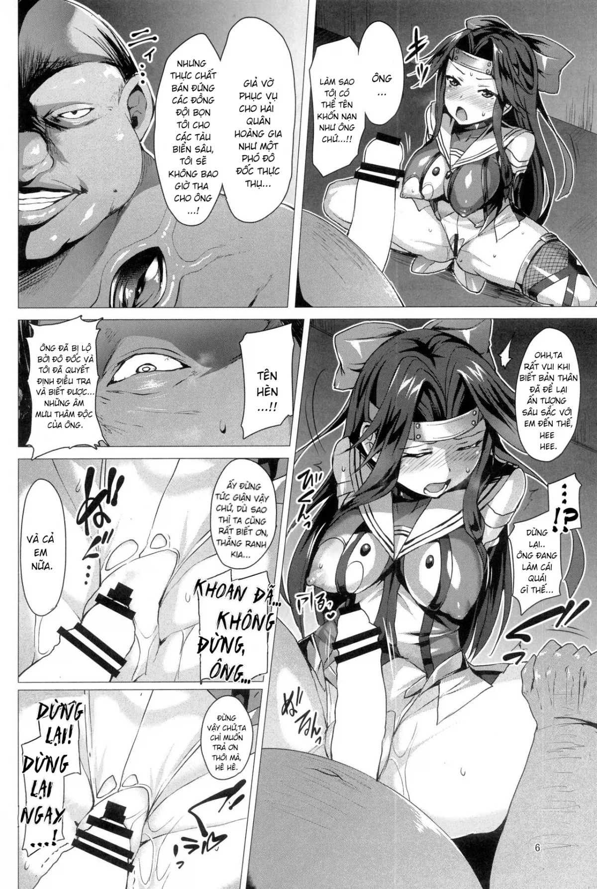 HentaiVN.net - Ảnh 6 - Slave Fleet Harlot Jintsuu [Dorei Shoukan Jintsuu] - Chap 1