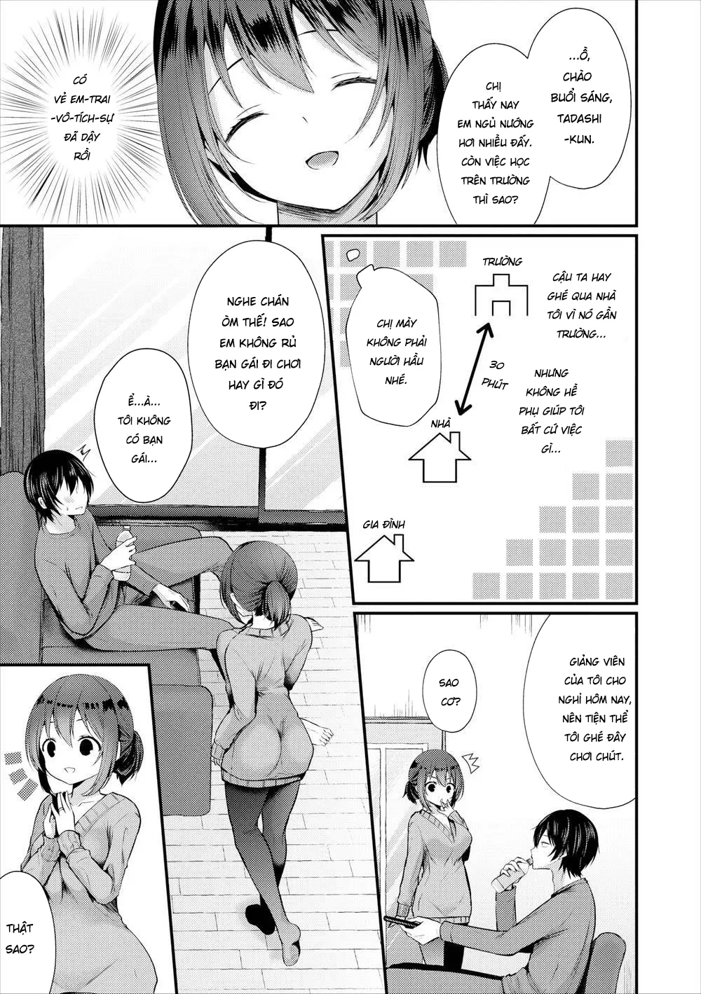HentaiVN.net - Ảnh 4 - Brother-in-law Play - Chap 1