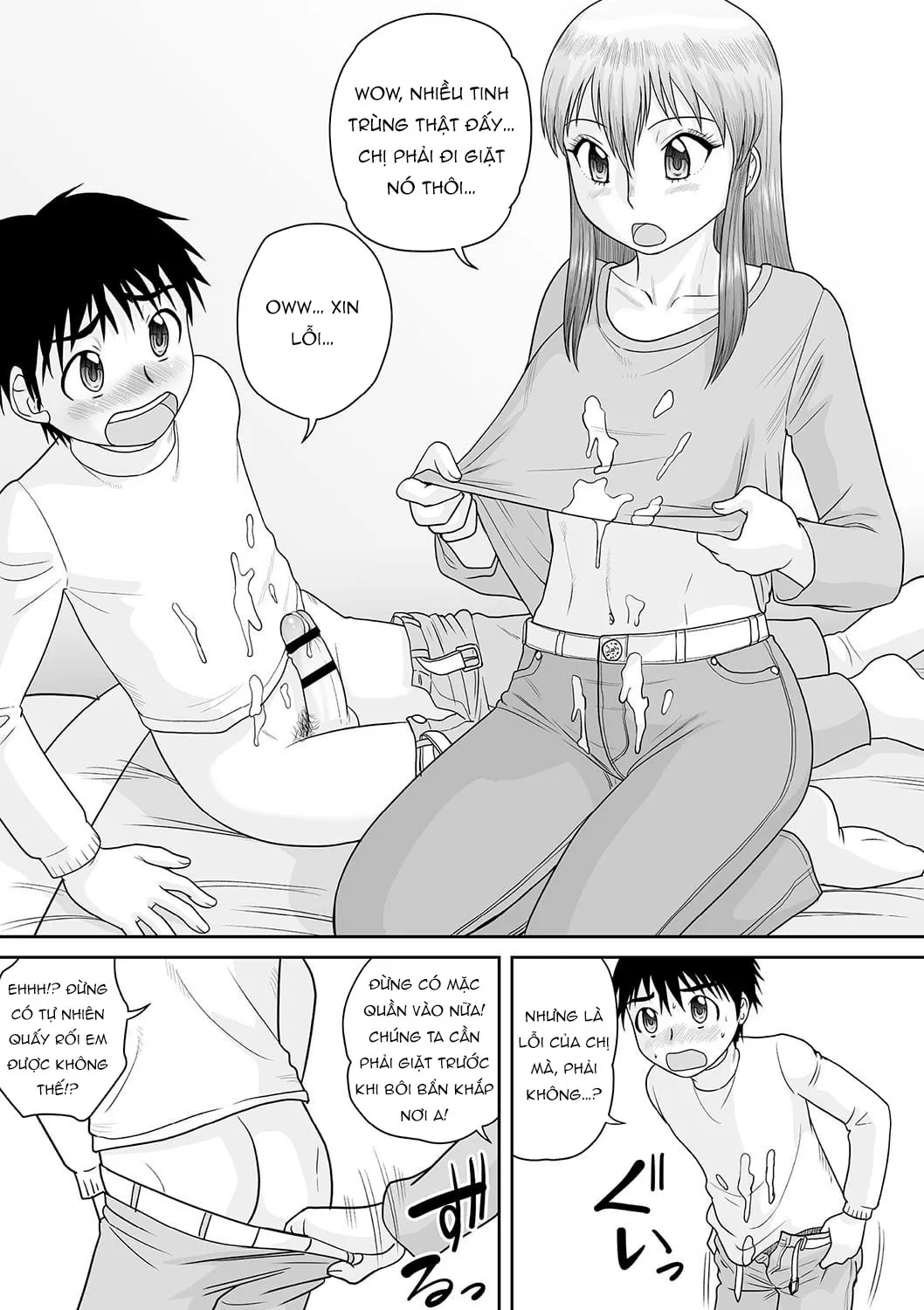 HentaiVN.net - Ảnh 6 - Kinshin Ninshin [Botebara Haramase Paradise] - Chap 1