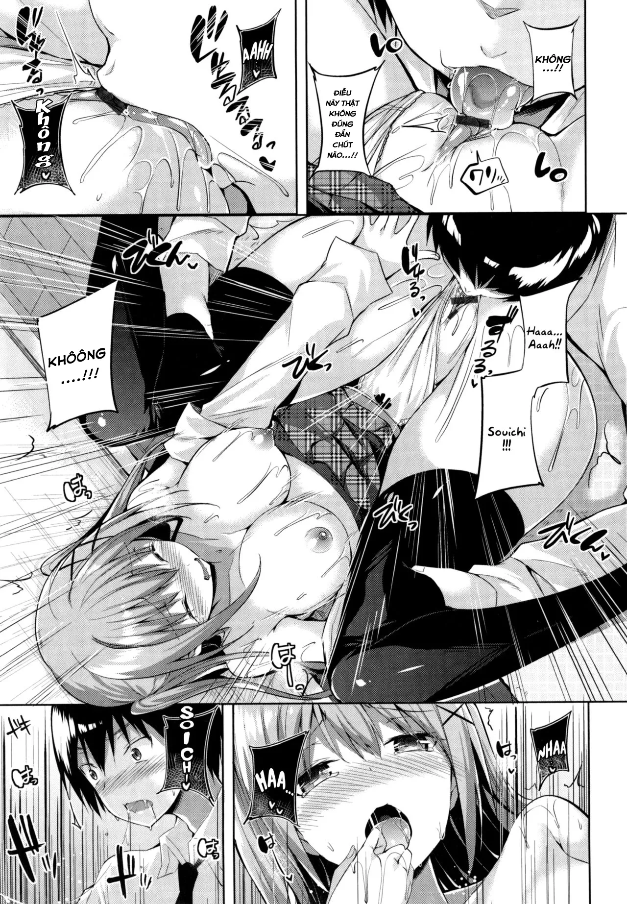 HentaiVN.net - Ảnh 12 - Em muốn là người đầu tiên của anh! [Hajimete ga Ii no!, I Want to be Your First! (Junjou Love Punch), はじめてがいいの! (純情ラブパンチ)] - Chap 1