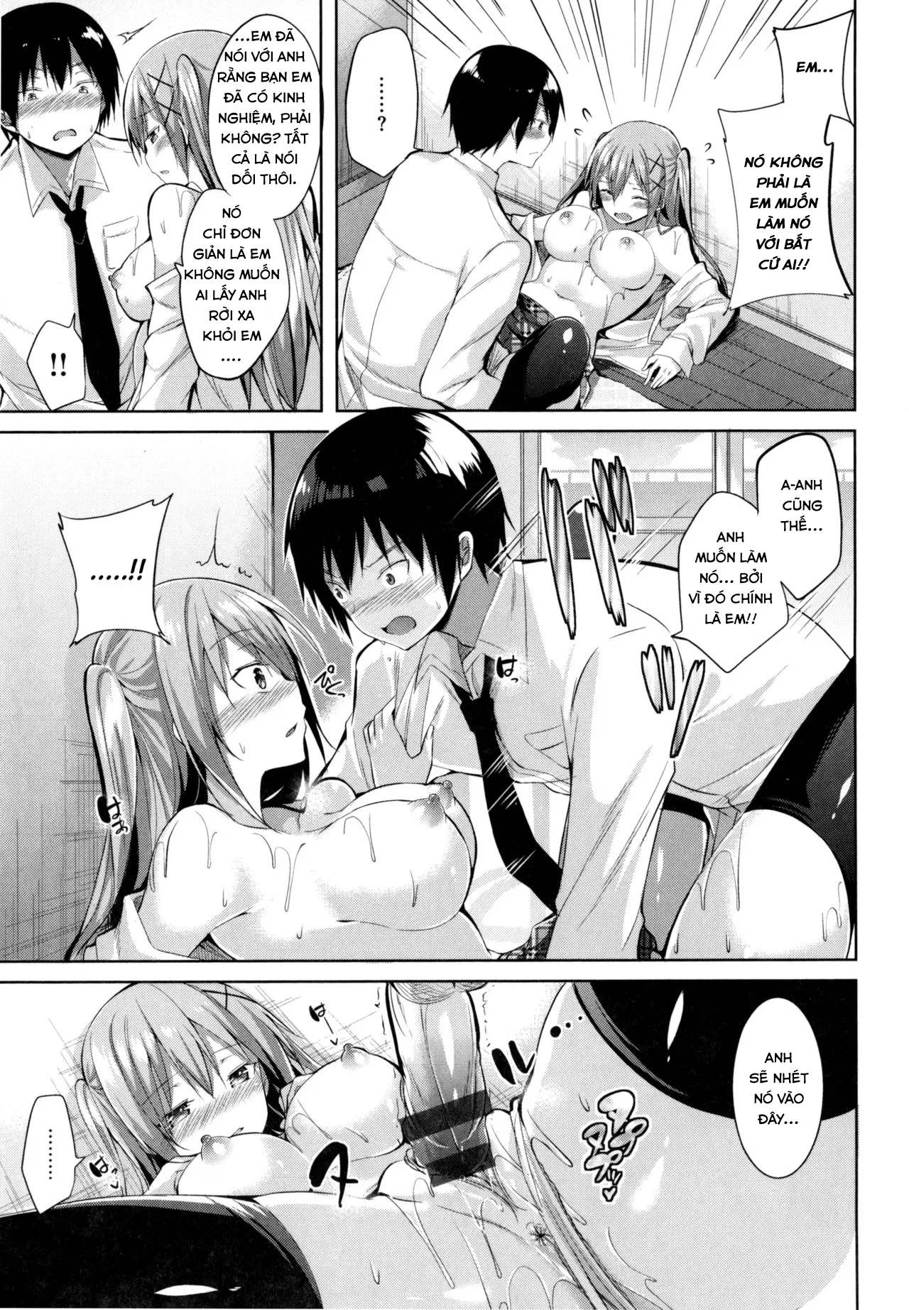 HentaiVN.net - Ảnh 14 - Em muốn là người đầu tiên của anh! [Hajimete ga Ii no!, I Want to be Your First! (Junjou Love Punch), はじめてがいいの! (純情ラブパンチ)] - Chap 1