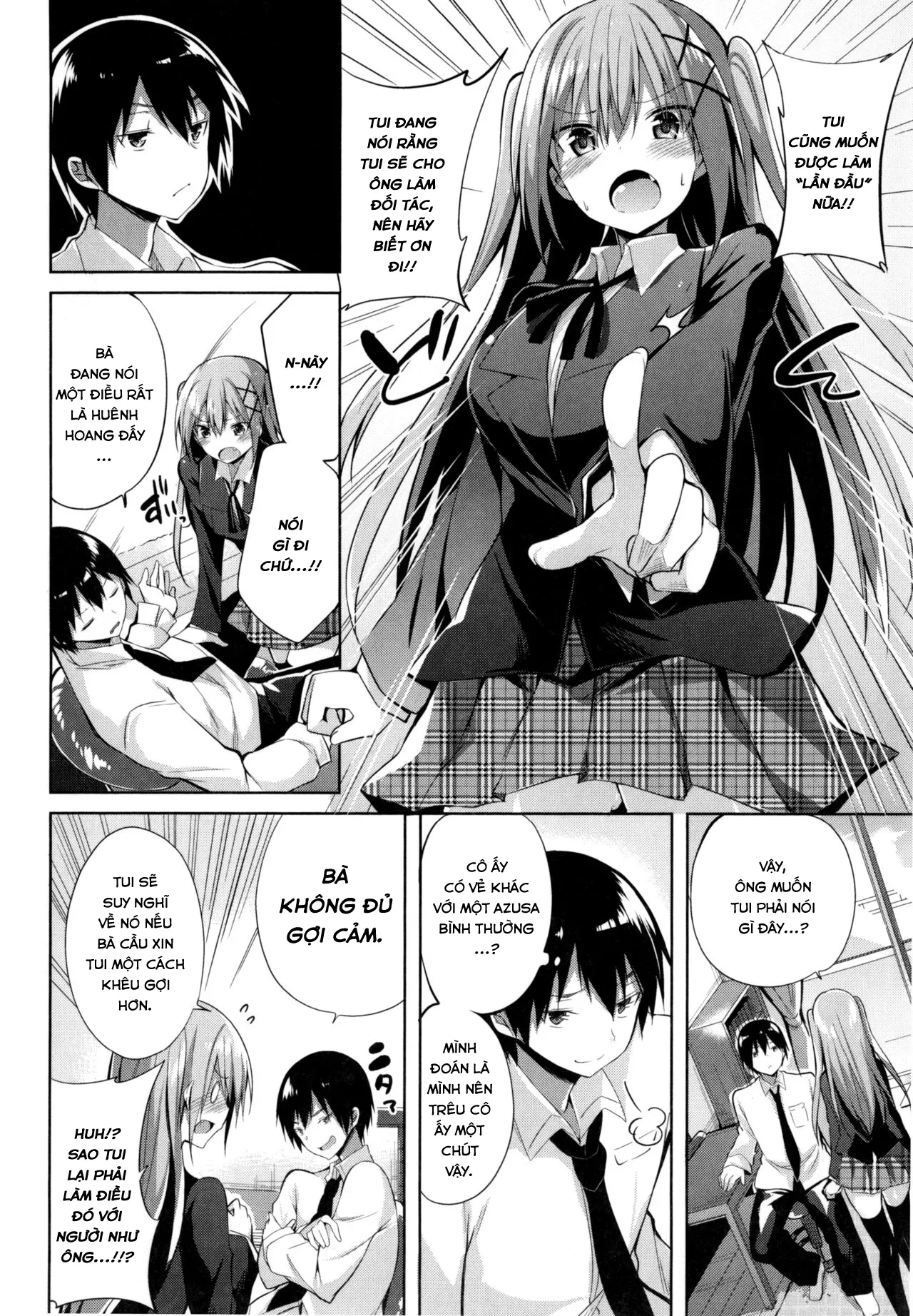 HentaiVN.net - Ảnh 5 - Em muốn là người đầu tiên của anh! [Hajimete ga Ii no!, I Want to be Your First! (Junjou Love Punch), はじめてがいいの! (純情ラブパンチ)] - Chap 1