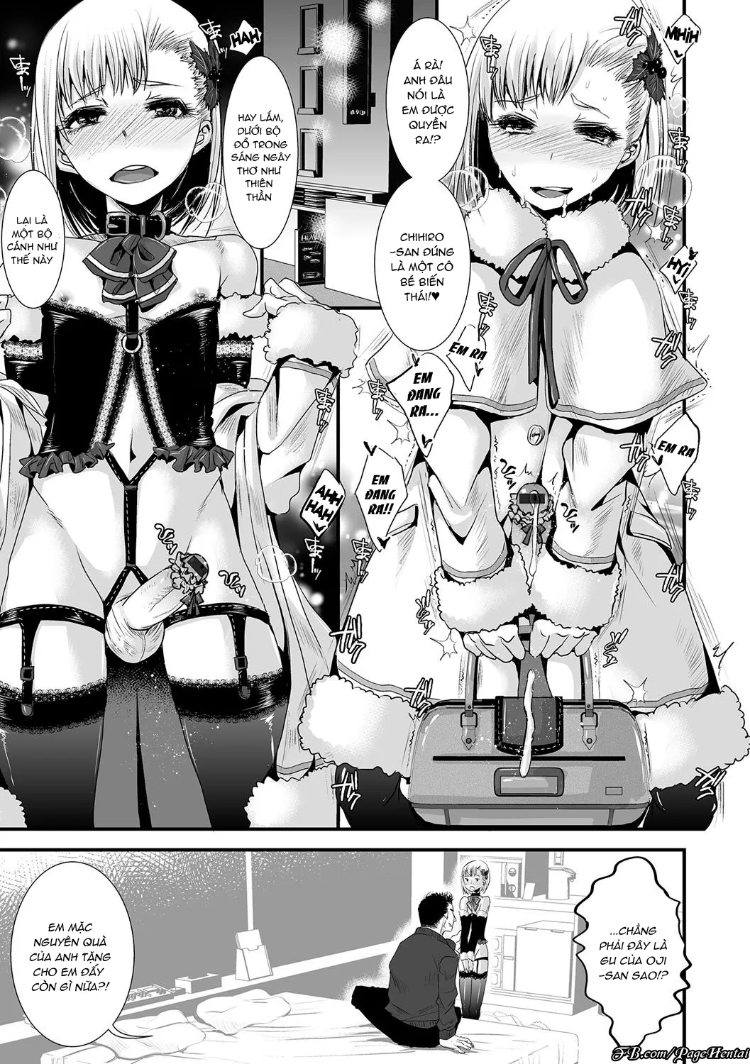 HentaiVN.net - Ảnh 4 - Oji-san to Boku Christmas Hen (Otokonoko HEAVEN Vol. 31) - Chap 1