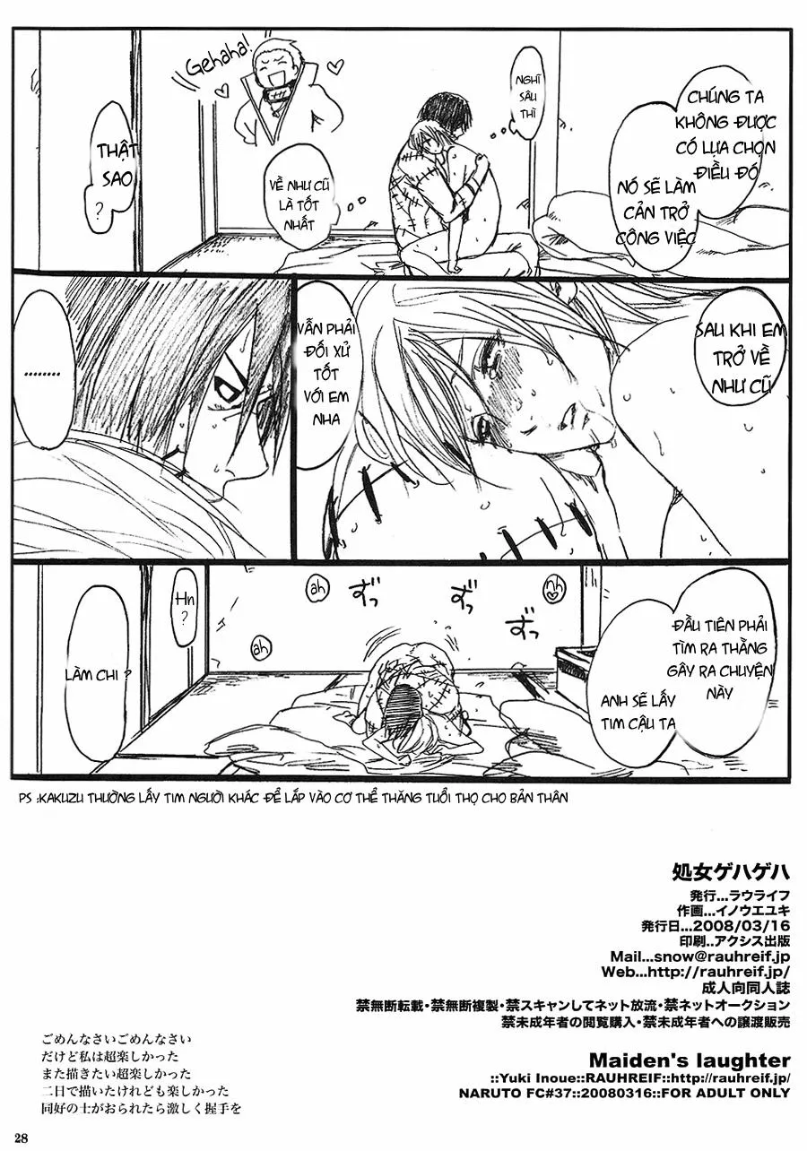 HentaiVN.net - Ảnh 29 - Shojo Gehageha (Naruto) - Chap 1
