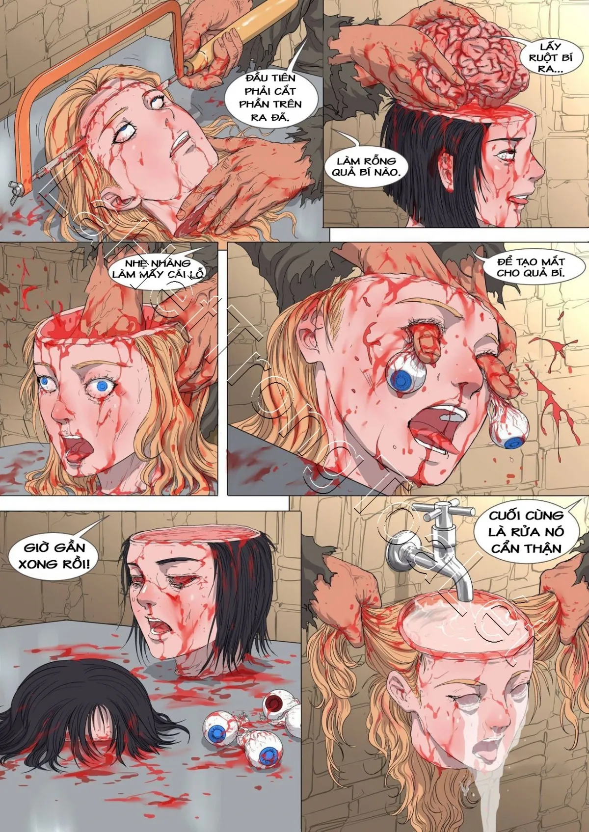 HentaiVN.net - Ảnh 13 - The Night of Halloween (Guro) [Đêm Halloween] - Chap 1