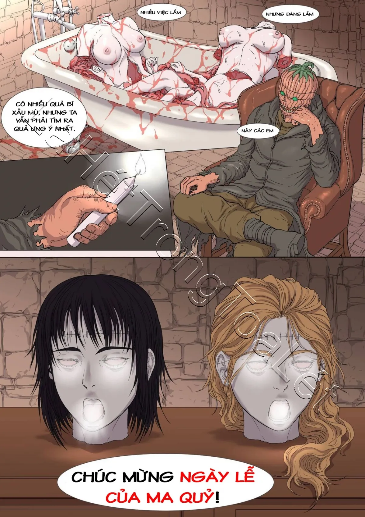 HentaiVN.net - Ảnh 14 - The Night of Halloween (Guro) [Đêm Halloween] - Chap 1