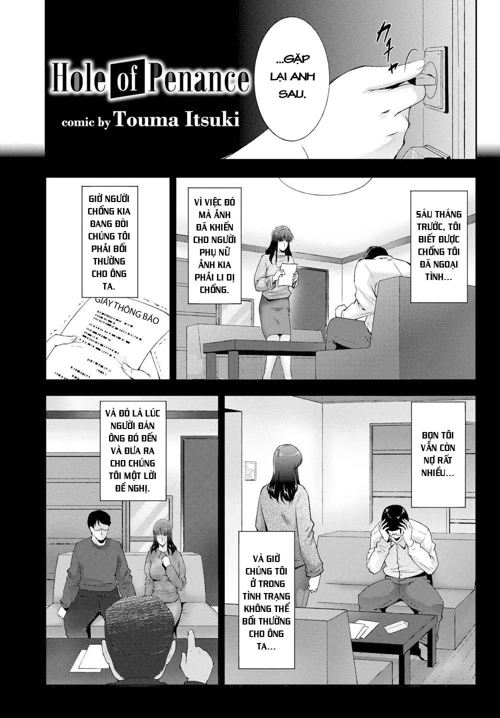 HentaiVN.net - Ảnh 4 - Sự Đền Tội Của Người Vợ... [Hole of Penance] - Chap 1