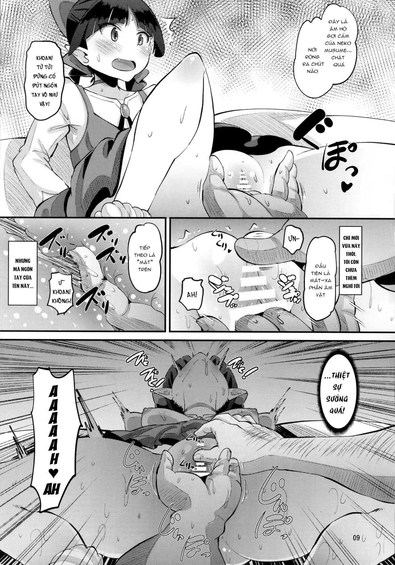 HentaiVN.net - Ảnh 8 - Choroi yo Neko Nee-san (Gegege no Kitaro) [Chị Mèo Dễ Dụ] - Chap 1