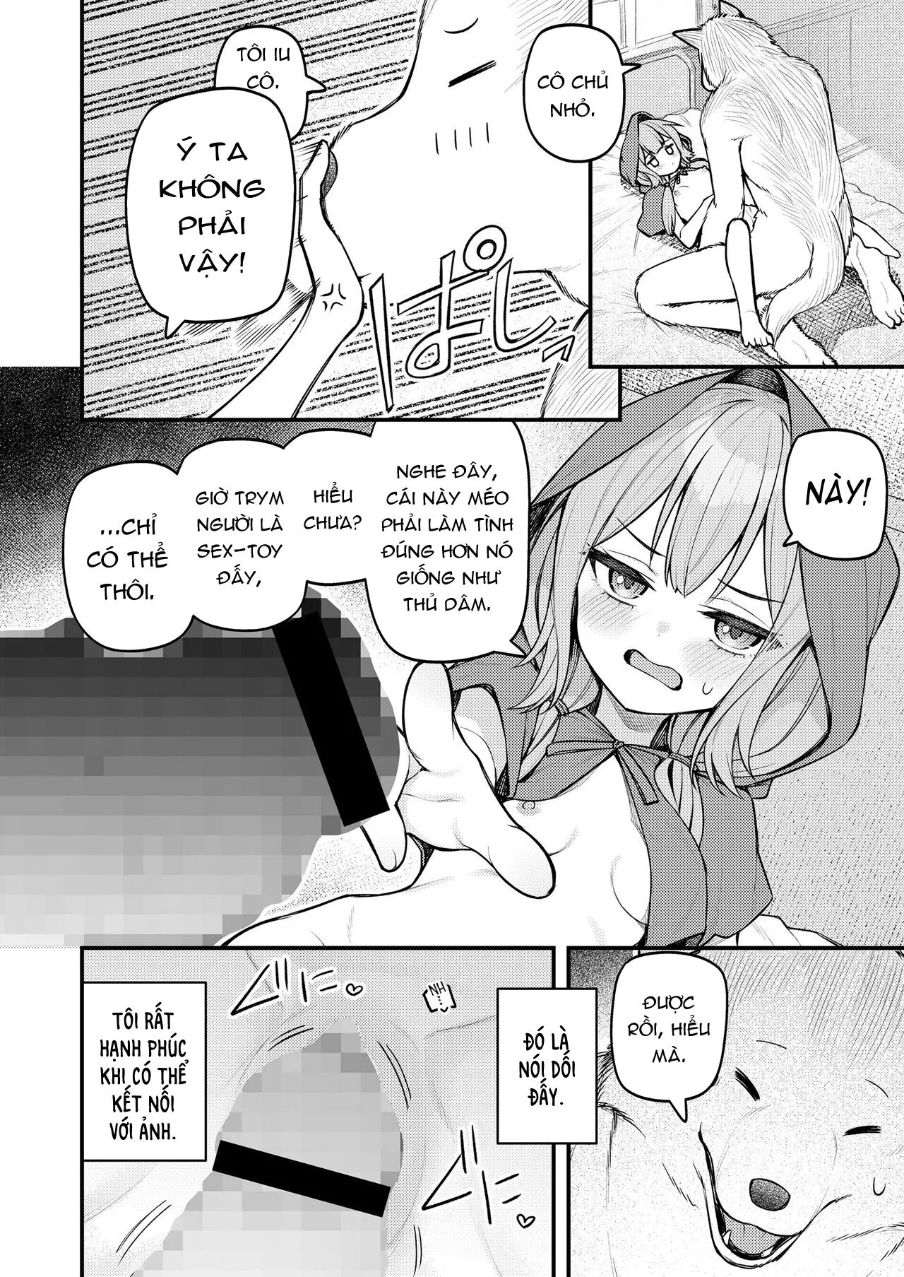 HentaiVN.net - Ảnh 12 - Cô bé quàng khăn đỏ và con sói bất tử [Akazukin to Fujimi no Ookami-san Zenpen ; Little Red Riding Hood and the Immortal Wolf] - Chap 1