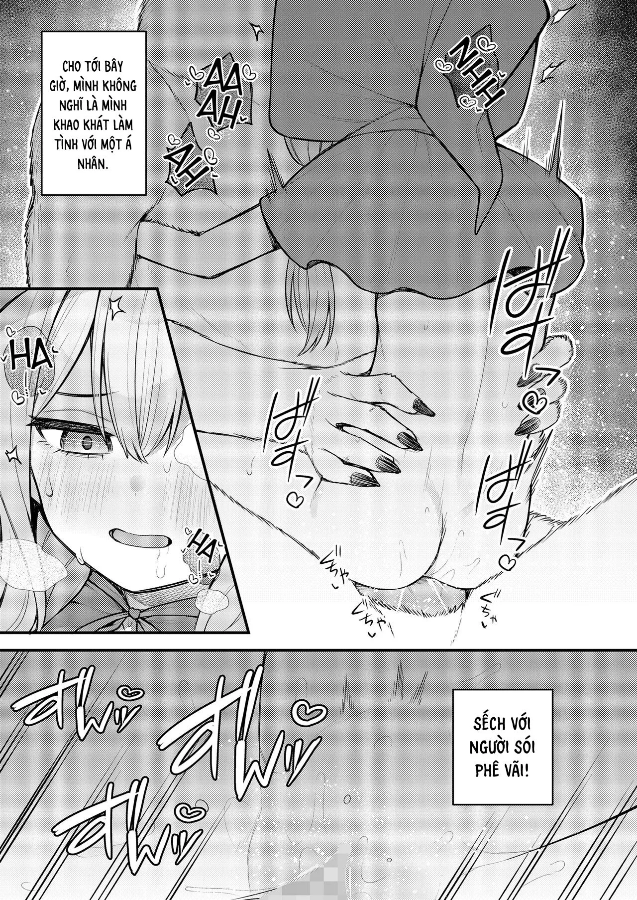 HentaiVN.net - Ảnh 15 - Cô bé quàng khăn đỏ và con sói bất tử [Akazukin to Fujimi no Ookami-san Zenpen ; Little Red Riding Hood and the Immortal Wolf] - Chap 1