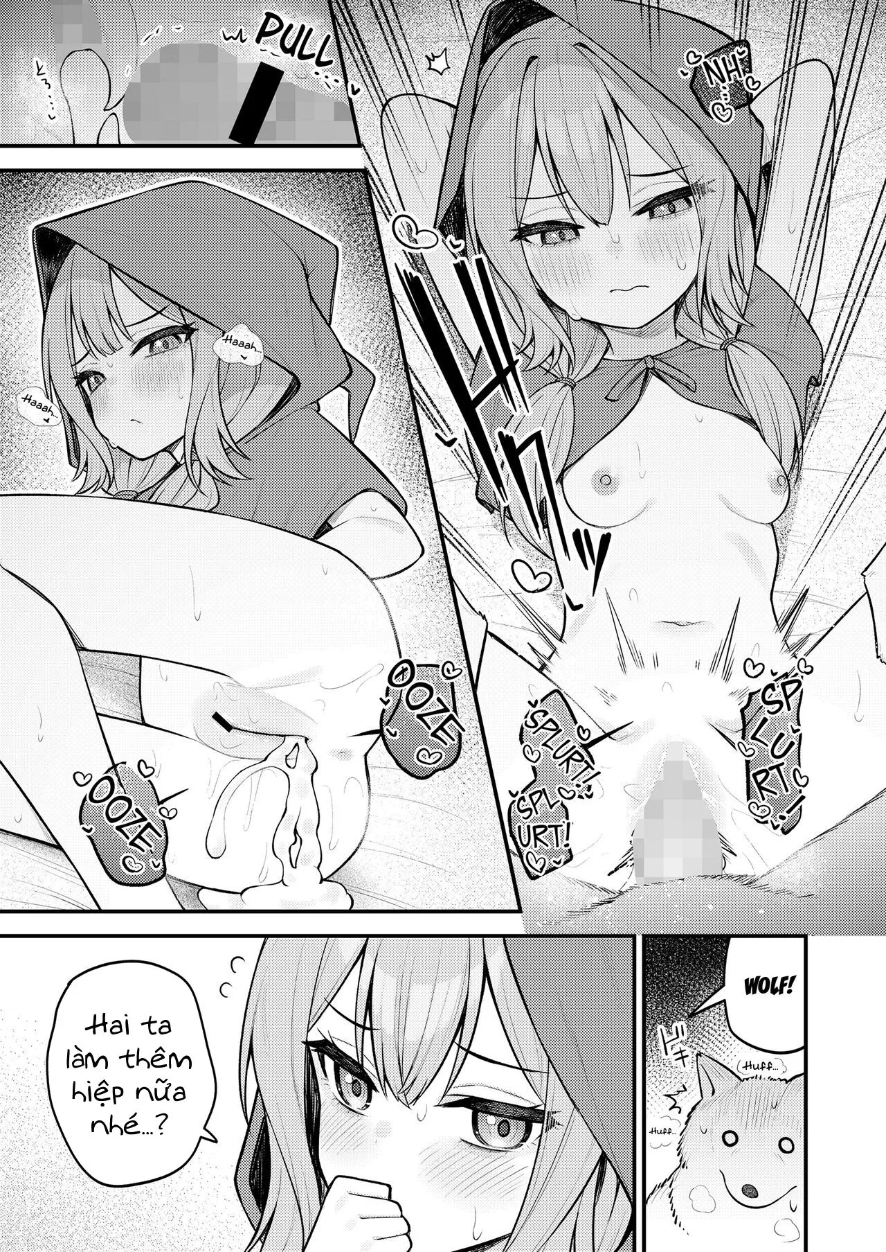 HentaiVN.net - Ảnh 19 - Cô bé quàng khăn đỏ và con sói bất tử [Akazukin to Fujimi no Ookami-san Zenpen ; Little Red Riding Hood and the Immortal Wolf] - Chap 1