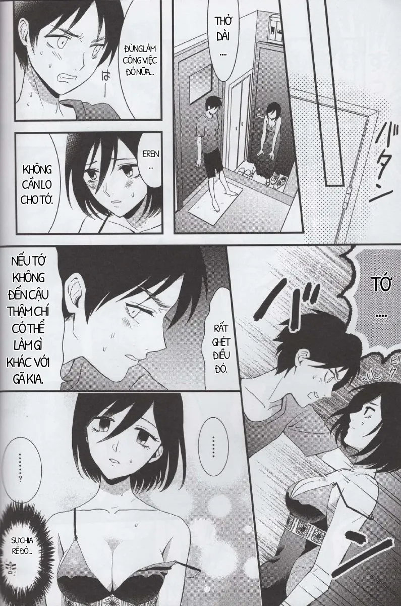 HentaiVN.net - Ảnh 13 - EreMika Yojouhan [[ポリたべ。 (知萩ごまめ)] エレミカ四畳半 (進撃の巨人), [Poritabe. (Shirihagi Gomame)] EreMika Yojouhan (Shingeki no Kyojin)] - Chap 1