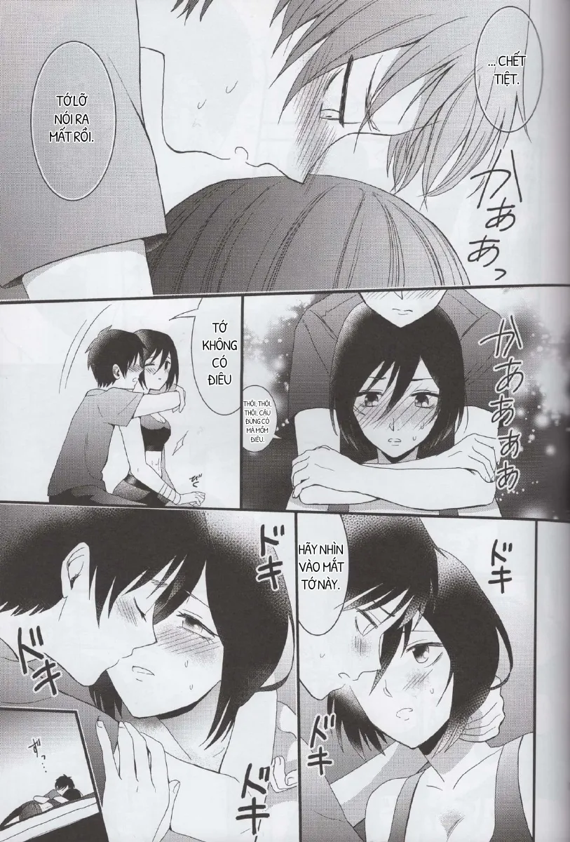 HentaiVN.net - Ảnh 16 - EreMika Yojouhan [[ポリたべ。 (知萩ごまめ)] エレミカ四畳半 (進撃の巨人), [Poritabe. (Shirihagi Gomame)] EreMika Yojouhan (Shingeki no Kyojin)] - Chap 1