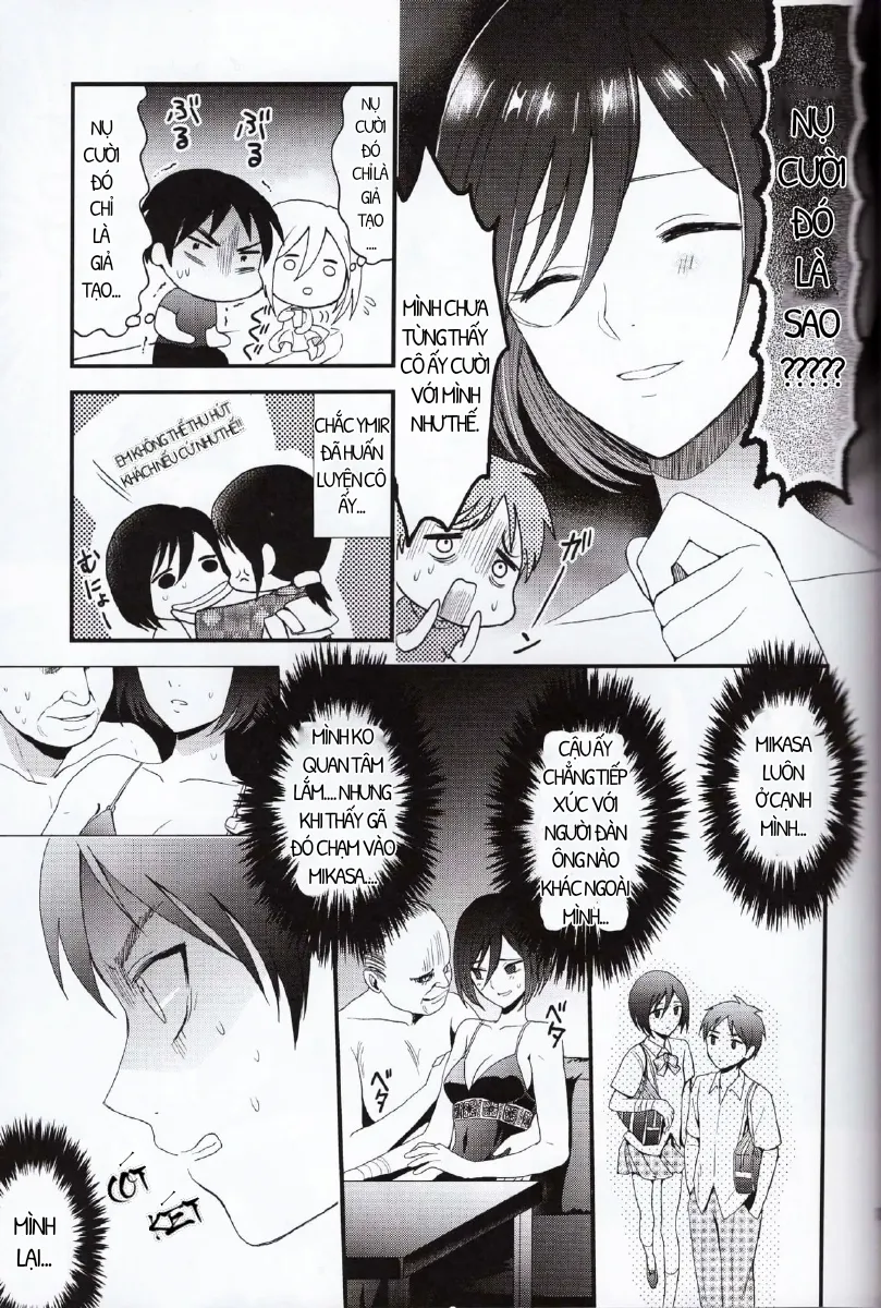 HentaiVN.net - Ảnh 10 - EreMika Yojouhan [[ポリたべ。 (知萩ごまめ)] エレミカ四畳半 (進撃の巨人), [Poritabe. (Shirihagi Gomame)] EreMika Yojouhan (Shingeki no Kyojin)] - Chap 2