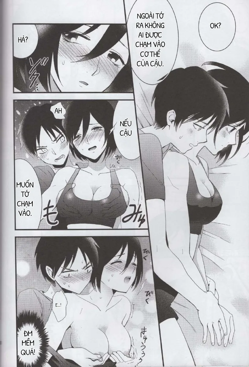 HentaiVN.net - Ảnh 19 - EreMika Yojouhan [[ポリたべ。 (知萩ごまめ)] エレミカ四畳半 (進撃の巨人), [Poritabe. (Shirihagi Gomame)] EreMika Yojouhan (Shingeki no Kyojin)] - Chap 2