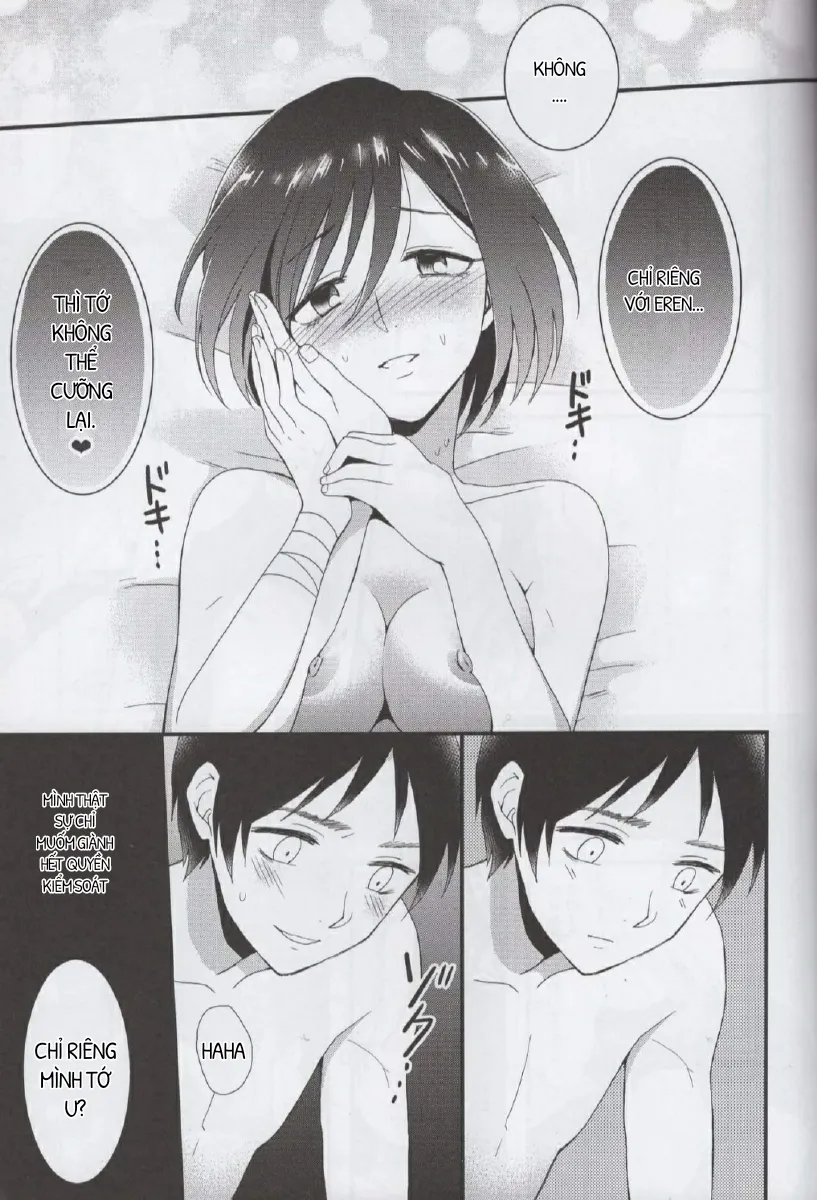HentaiVN.net - Ảnh 22 - EreMika Yojouhan [[ポリたべ。 (知萩ごまめ)] エレミカ四畳半 (進撃の巨人), [Poritabe. (Shirihagi Gomame)] EreMika Yojouhan (Shingeki no Kyojin)] - Chap 2