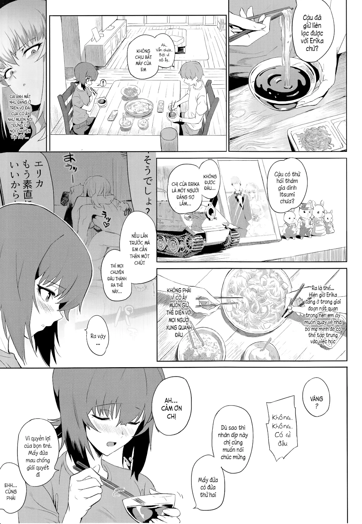 HentaiVN.net - Ảnh 12 - ERIKA (Girls und Panzer) - Chap 3