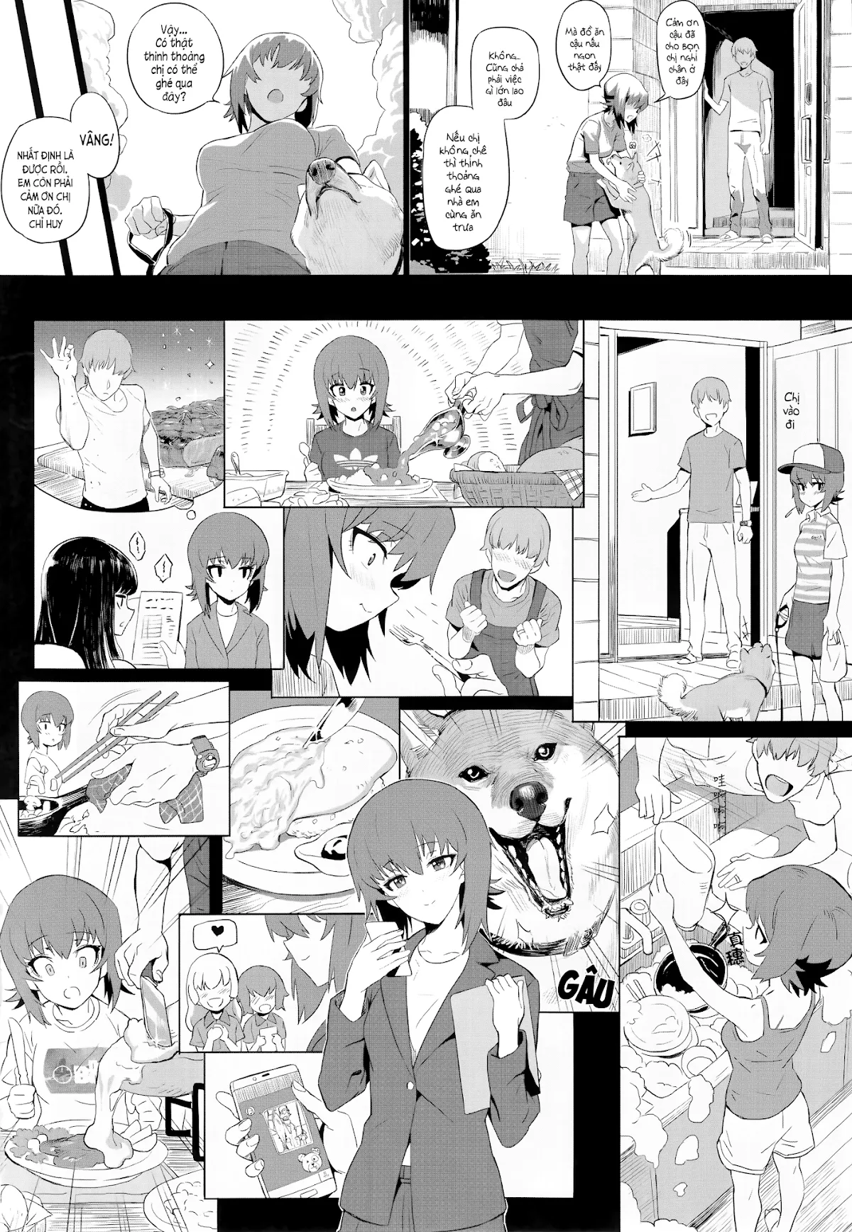 HentaiVN.net - Ảnh 13 - ERIKA (Girls und Panzer) - Chap 3