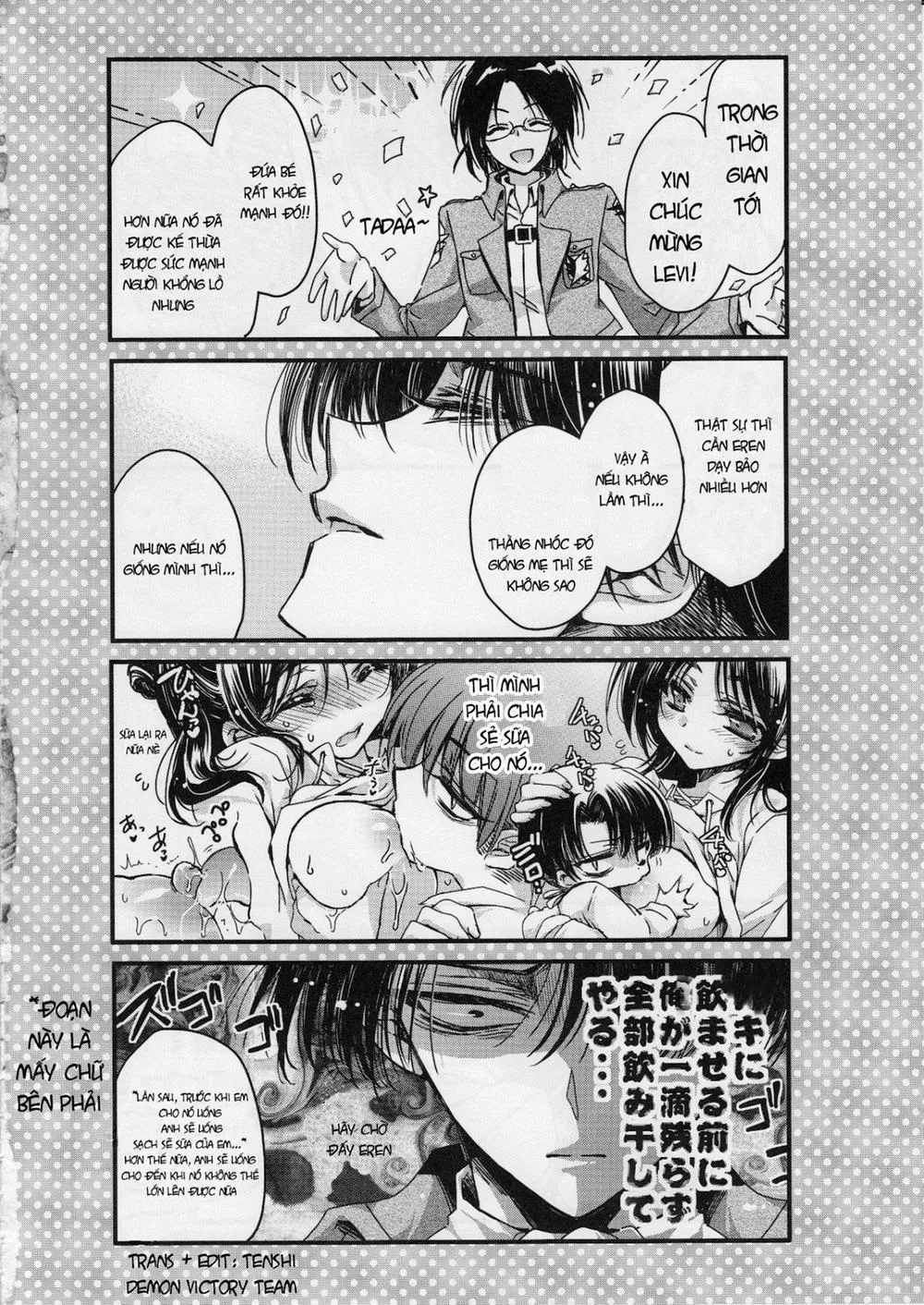 HentaiVN.net - Ảnh 16 - Heichou-san-chi no Shokuryou Jijou (Shingeki no Kyojin) - Chap 1
