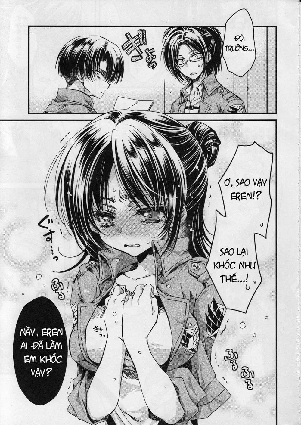 HentaiVN.net - Ảnh 5 - Heichou-san-chi no Shokuryou Jijou (Shingeki no Kyojin) - Chap 1